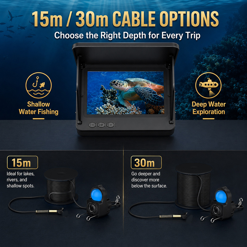 Cámara Subacuática para Pesca, - Fish Finder Portable reseña y precio