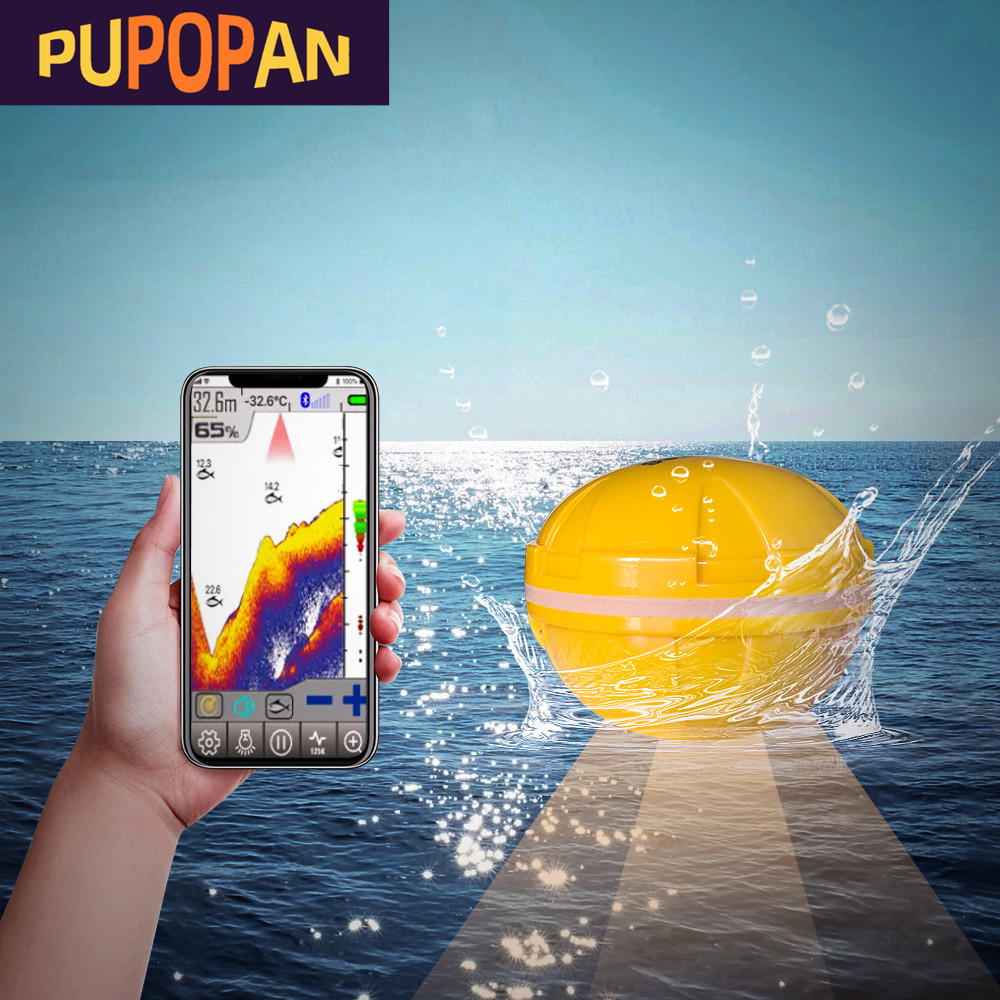 PUPOPAN 100M nuevo teléfono in - Fishing Depth Finder reseña y precio