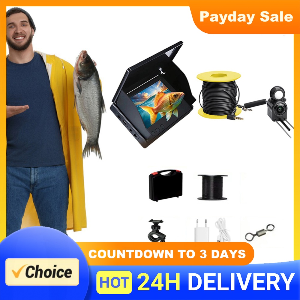 Cámara de pesca submarina con  - Fish Finder Portable reseña y precio