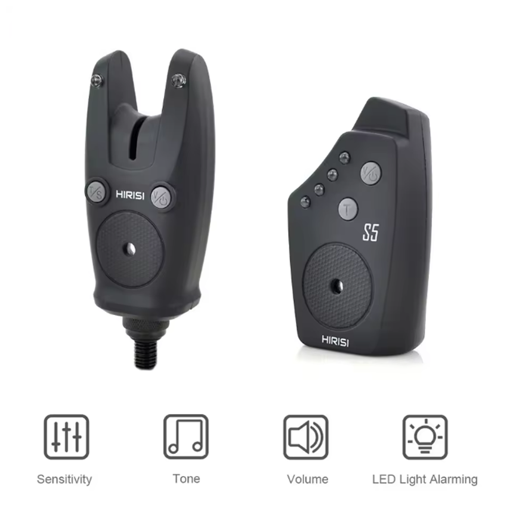Hirisi S5 alarmas de picadura  - Fishing Gps reseña y precio